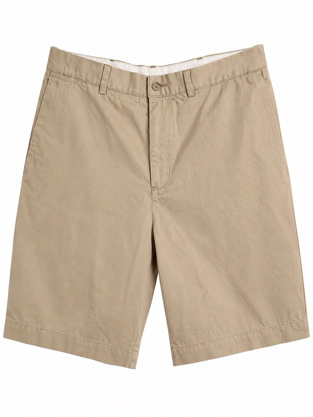 Ralph Lauren Tan Flat-Front Chino Shorts